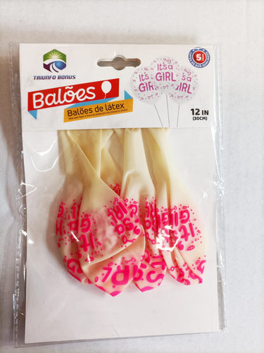 Kit Balão - It´s a Girl - 5 pçs